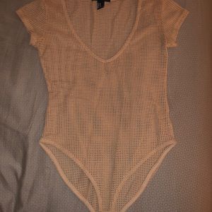 Nude honey comb bodysuit